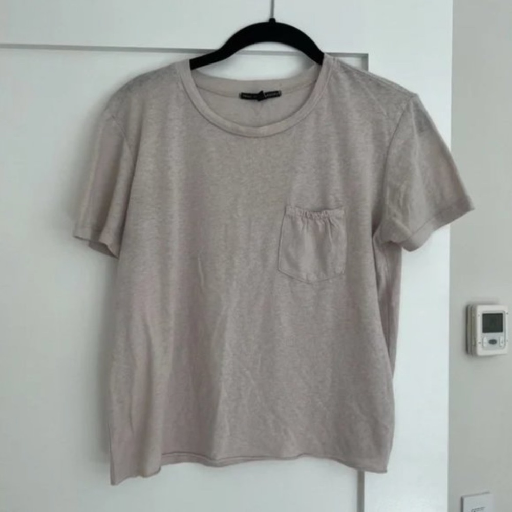 Urban Outfitters Short Sleeve Crewneck Pocket Truly Madly Deeply T-Shirt [Small]